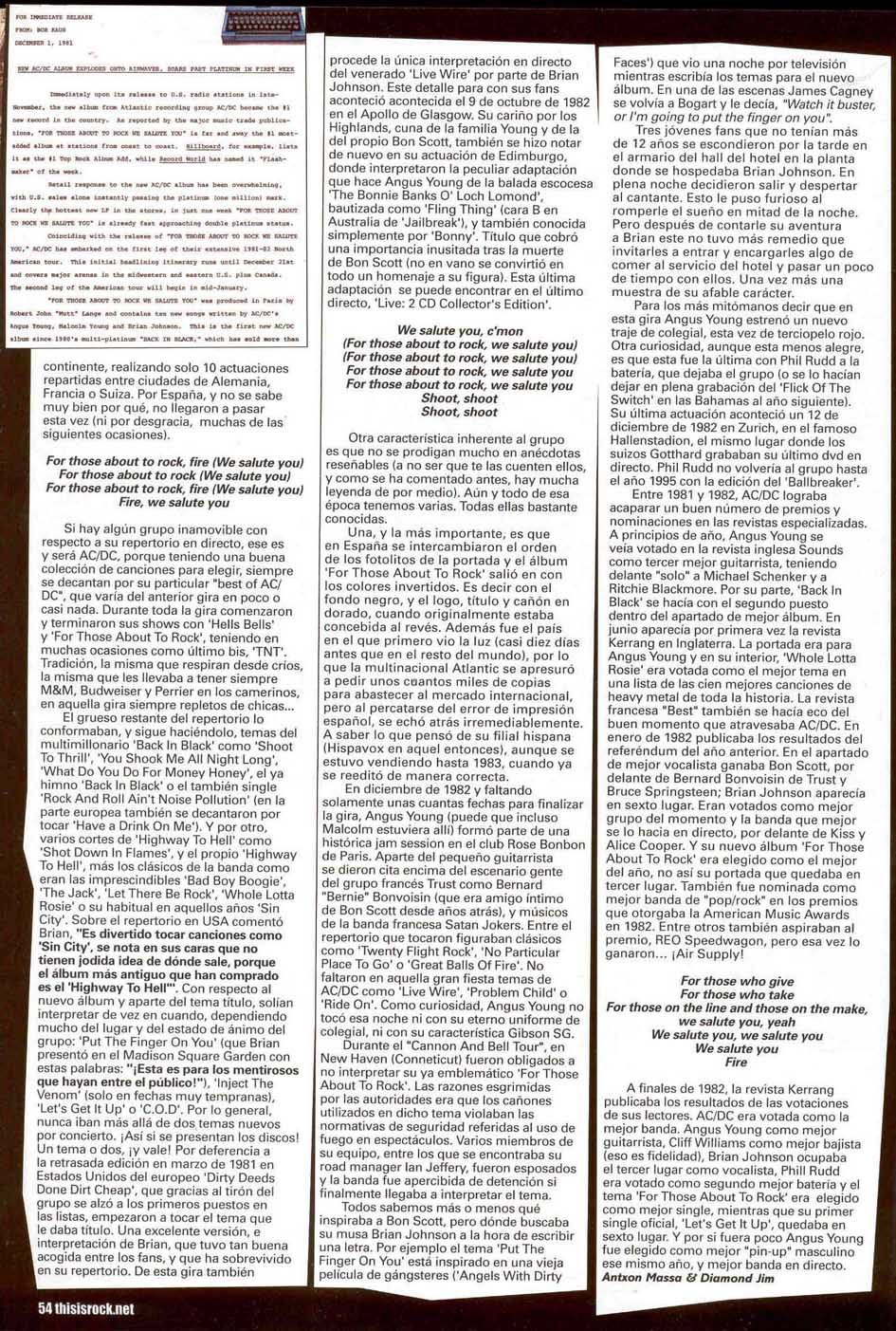 [This Is Rock - For Those About To Rock]